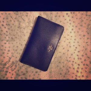 Navy blue Coach wallet